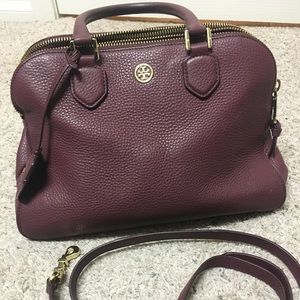 Tory Burch triple zip Robinson bag